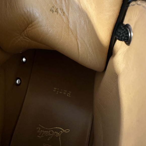 Christian Louboutin Men’s High Top Sneakers w/ Red Bottom Soles - Picture 12 of 13